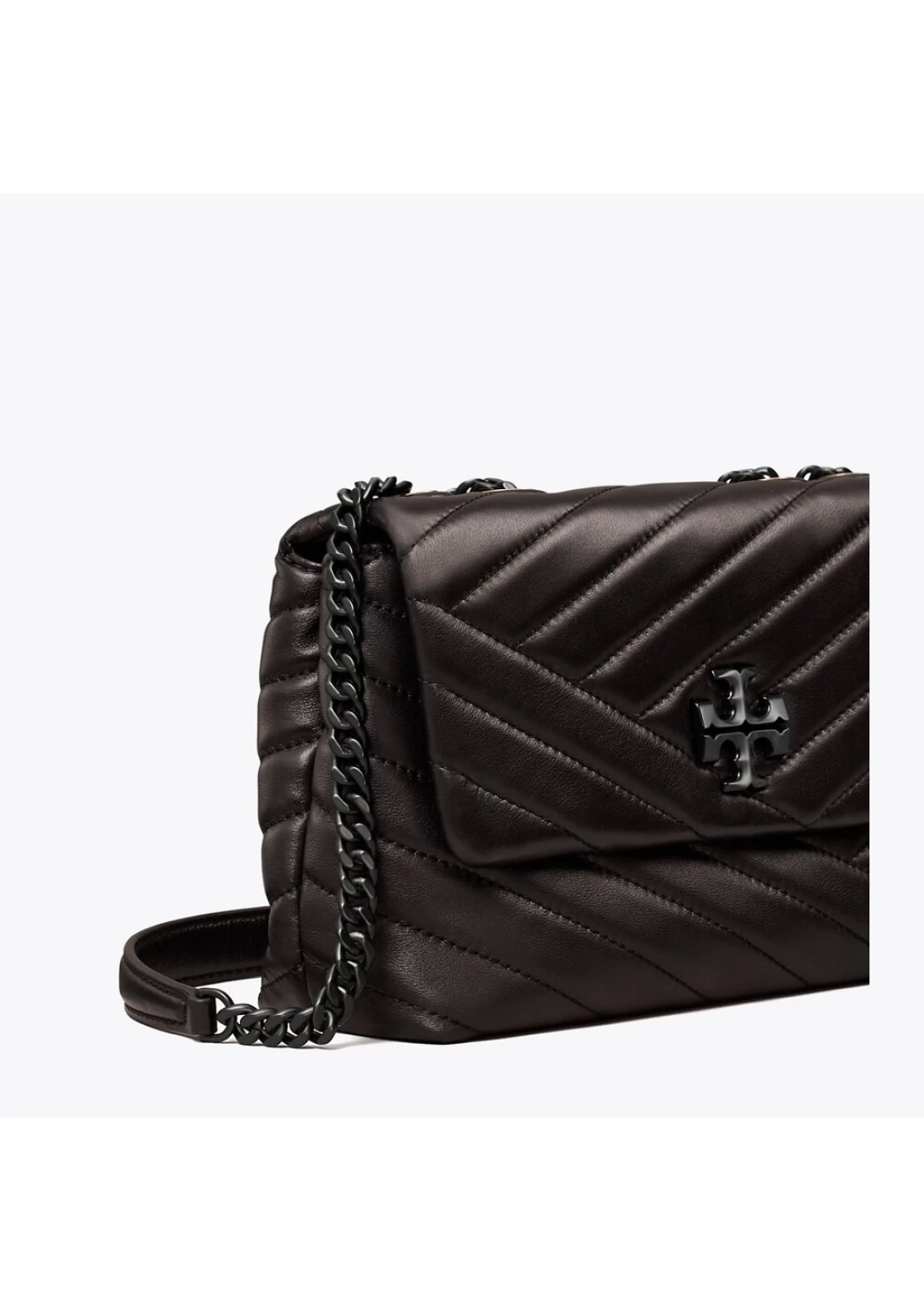 Tory Burch Mini Kira Shoulder Bag Black